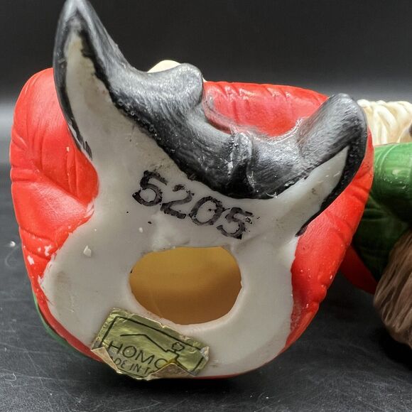 Vintage Homco Christmas Elves Figurines Santa’s Elf Toy Makers # 5205 Set of 3 - Picture 14 of 15